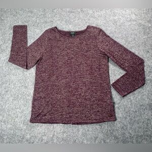 Roots Burgundy Long Sleeve Top